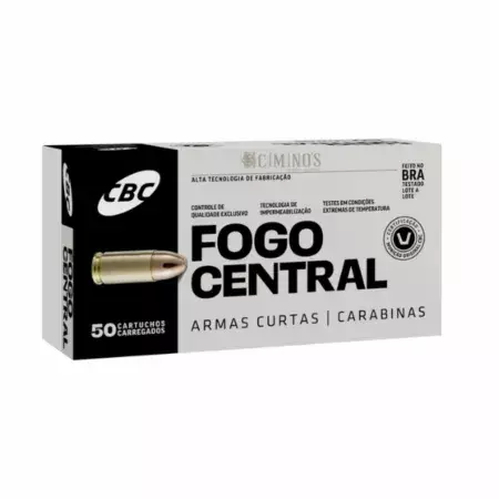 MUNIÇÃO CBC TREINA ETOG 9x19mm 124GR 1000un