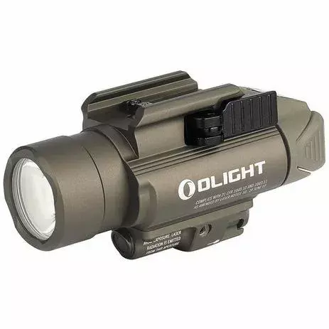 LANTERNA PARA ARMAS OLIGHT BALDR RL 1120 LÚMENS LASER DESERT TAN