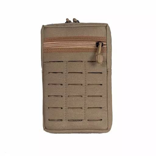 BOLSO VERTICAL 2 ZIP LASER CUT COYOTE - WARFARE