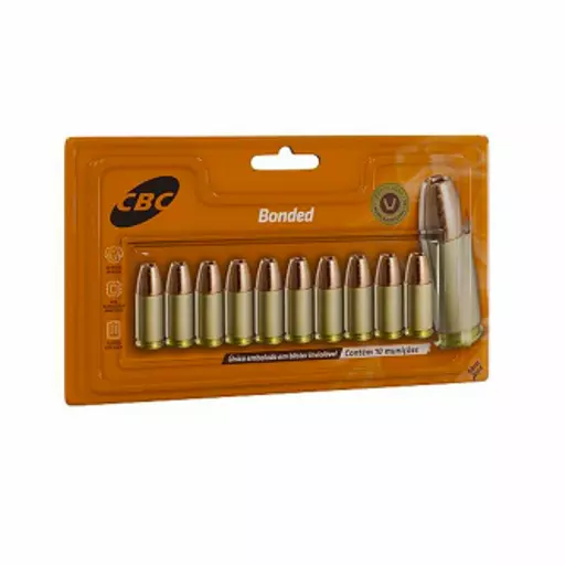 MUNIÇÃO CBC 9MM +P EXPO BONDED 147GR