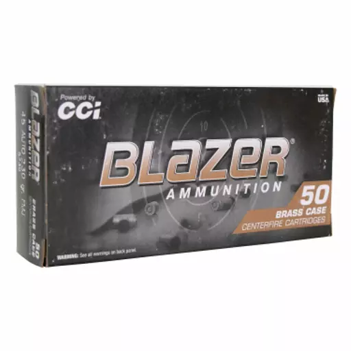 MUNIÇÃO CCI .45 BLZER FMJ 50UN