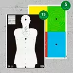 KIT ALVOS PARA INSTRUTOR DE TIRO AO ALVO - PRO HUNTERS