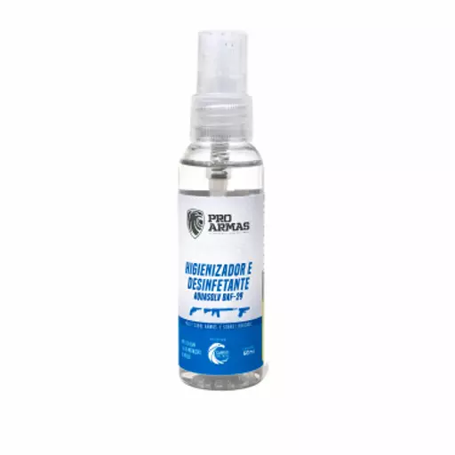 HIGIENIZADOR E DESINFETANTE 60ML CLARUS TACTICAL