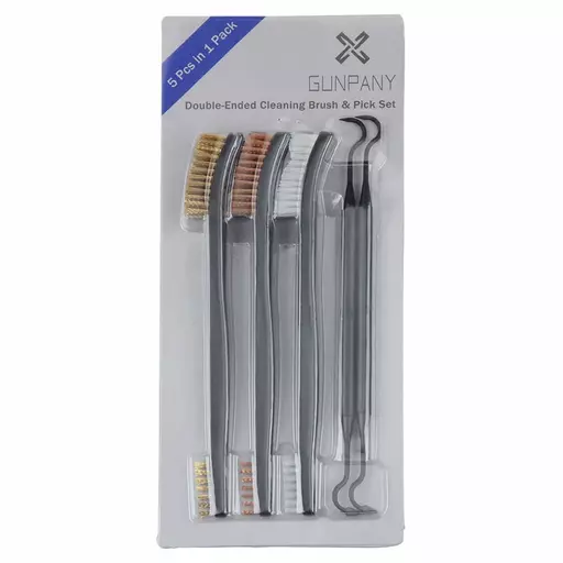 KIT DE LIMPEZA DE ARMAS COM 5 PEÇAS