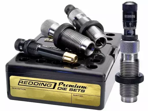 JOGO DE 3 MATRIZES REDDING NXGEN CARBIDE CAL 38 SPL/357 MAG