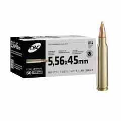 MUNIÇÃO CBC .223 M193 TREINA 55GR 50un
