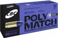 MUNIÇÃO CBC .380 LPC 95GR POLYMATCH 50un