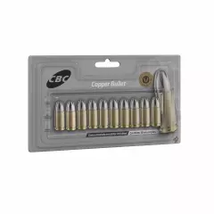 MUNIÇÃO CBC 9MM CXPO COPPER BULLET 93GR 10un