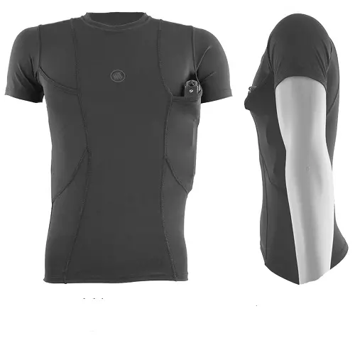 CAMISETA / COLDRE ARREST - AMBIDESTRO - PRETA