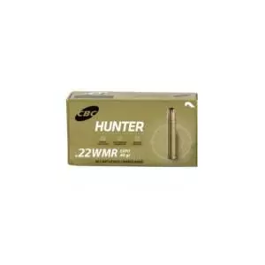MUNIÇÃO CBC .22 WMR MAG EXPO HUNTER 40GR