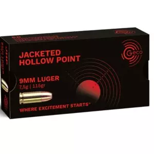 MUNIÇÃO GECO .9MM JHP 115GR